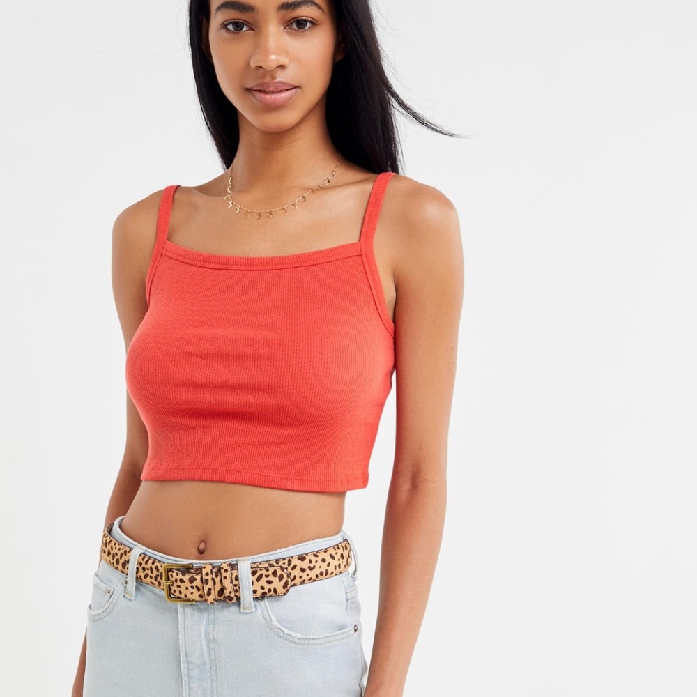 Urban Outfitters Ribbed Crop Cami